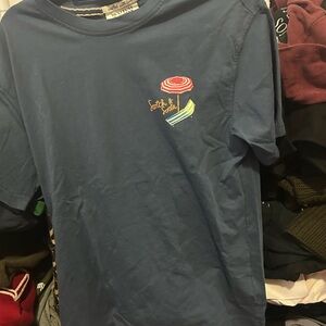 Scotch & Soda Navy Tee with Graphic Detail